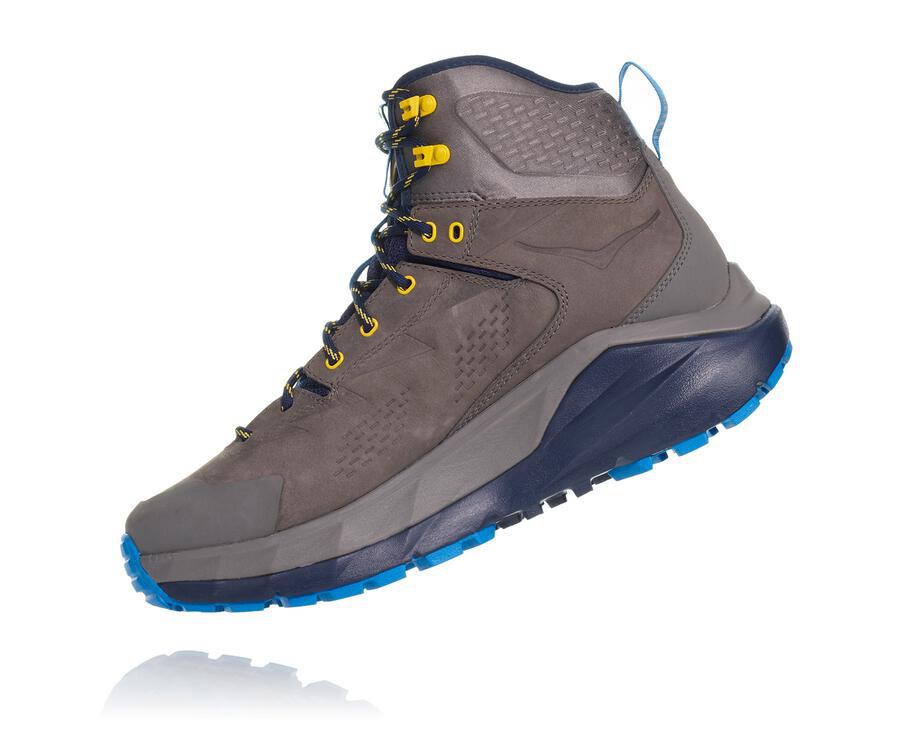 Hoka One One Wandelschoenen Heren - Kaha Gore-Tex - Grijs/Blauw - JB1948730